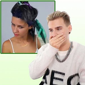 34M views · 10K reactions | From BLONDE To GREEN Hair Transformations!朗 | Brad Mondo | Facebook