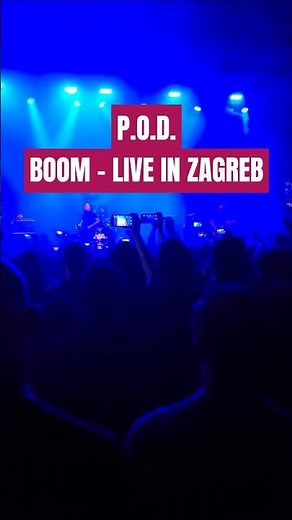 P.O.D. – Boom (Live in Zagreb 2025) | Explosive Energy Unleashed
