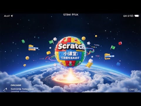 Scratch 编程教学｜打造趣味道具星球 🌍🚀 | Scratch Coding for Kids – Build a Fun Item Planet Game