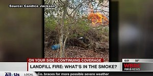 What’s burning at the landfill?