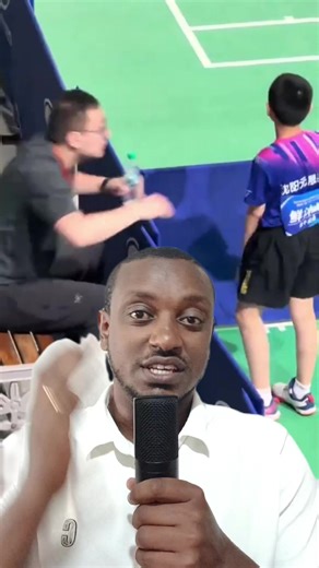 Father Coaches Child Tennis Player to Victory