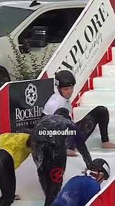 He cheated and then caused his teammates to fall all over the field! 😳