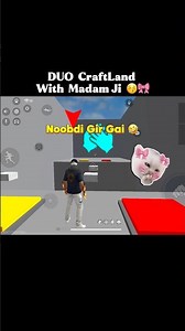 Free Fire Couple Craftland ❤️| Free Fire Duo Craftland #freefire #shortsfeed #shortsfeed