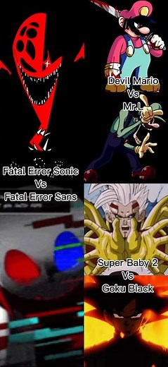 Fatal Error Sonic Vs Fatal Error Sans Round 1 #capcut #fnf #1v1 #undertale #fatalerror