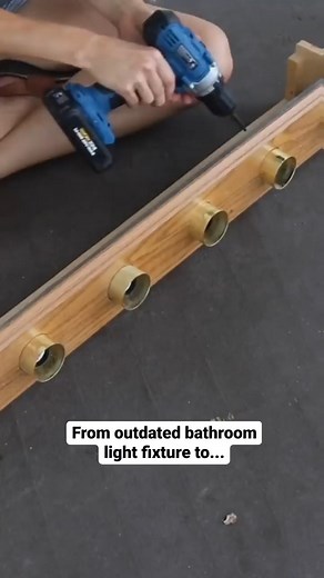 Here's a bright idea 💡 #lightfixture #diy #diylight #diylights #lightingdiy #lighting #lightingdesign #lightingideas #diylighting #lights #light #diyers #diyhome #diyprojects #diyhomeimprovement | Welcome to the Woods