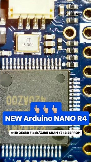 I just got the New ‪@Arduino‬ NANO R4 #arduino #electronics #engineering #diy