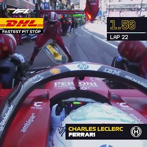 Two seconds! ⏱️ Ferrari clocked the DHL Fastest Pit Stop in Monaco with this rapid effort 👏 More details 👉 https://f1.com/DHL-FastestPitStop | F1