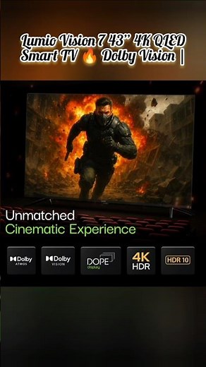 Lumio Vision 7 43” 4K QLED Smart TV 🔥 Dolby Vision | Google TV | Full Review