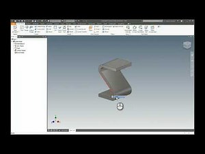 Inventor - Modeling a Contour Flange with Sketched Fillets