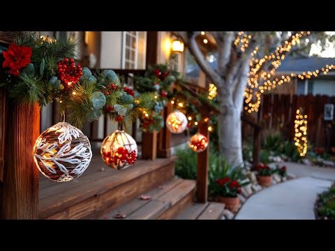 Budget Outdoor Christmas DIY Decor 2025: Front Yard Lights, Signs & Porch Crafts