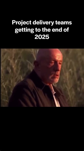 Project delivery teams getting to the end of 2025