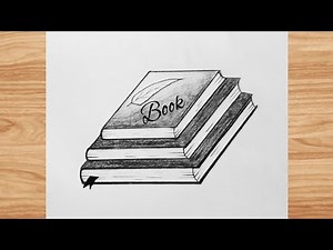How to draw a stack of books | Art Sketch book drawing |Easy sketch drawing with pencil | Books Art