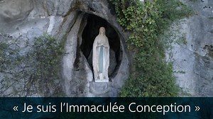 C’est le jour de l’Annonciation, le 25 mars 1858, date de la 16e apparition, que la Dame dit son nom à Bernadette Soubirous : « Je suis l’Immaculée Conception. » | Sanctuaire Notre-Dame de Lourdes