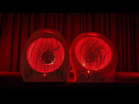 💤 Duo Heater Fan Sound for Sleeping – Calm White Noise (10 Hours) 😴