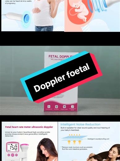 Listen to Fetal Heartbeat with Doppler Monitor
