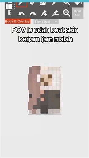 cok plis kasih saran udah gau coba berkali-kali tetap sama jir hastag #Minecraft #trending #followme #skin #tutorpliss😭