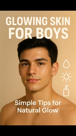 Glowing skin for Boys #mensfashion #glowingskin #ytshort