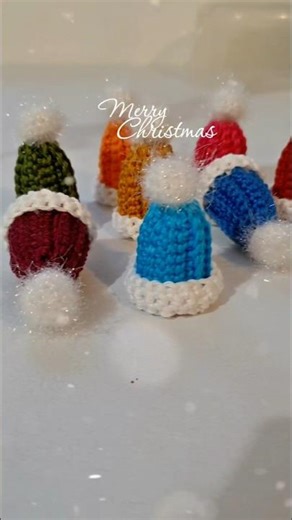 Mini Crochet Winter Hats 🧢🧶 So Many Uses! #shorts