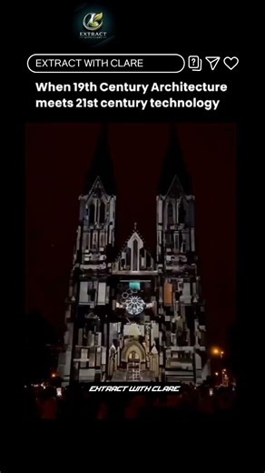 This 19th Century Cathedral Uses 21st Century Technology 😳 #shorts