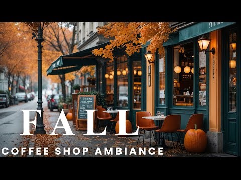 Fall Coffee Shop Ambiance for Perfect Relaxation l Fall Tv Background