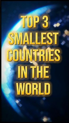Top 10 Smallest Countries in the World 🌍 | Geography Facts 2025