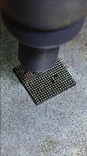 Reballing the PS4 South Bridge #reballing #southbridge #ps4repair #playstationrepair #soldering