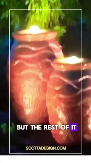 We Converted A pond into these Three Stunning Urns