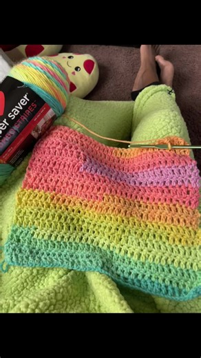 Welp started a new hobby🤣🤣🤣 this is fun!!! My first.. Something 🤣🤣🤣🤣 #hobby #crochet #crochetersoftiktok #peace #peaceful