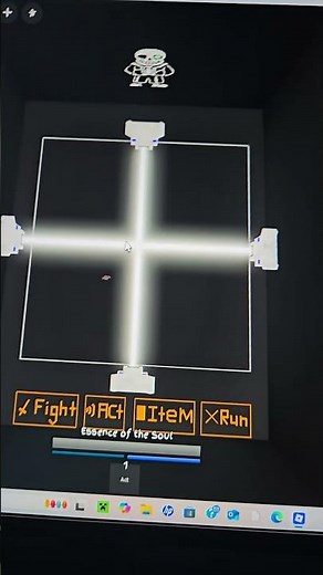 Sans boss fight [ Day 2 ] #undertale #jujustushenanigans