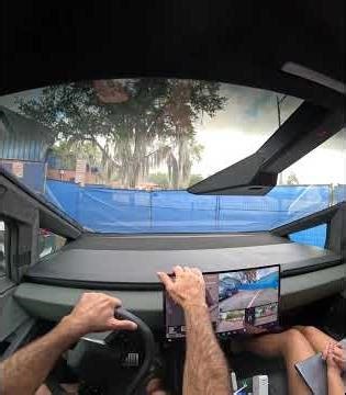 Cybertruck FSD V14.2.2.5-Out of town, Glad it doesn’t have the turning radius of other 4 door trucks