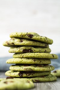 Mint Chocolate Chip Cookies