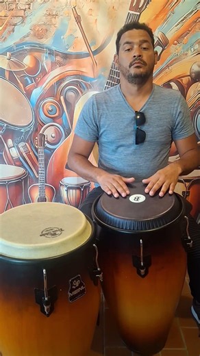 Ejercicio simple para desarrollar la mano izquierda #percusion #salsa #drums #percussão #percussion