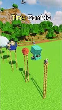 Small To Colossal Zombie VS Planets #minecraft #teardown