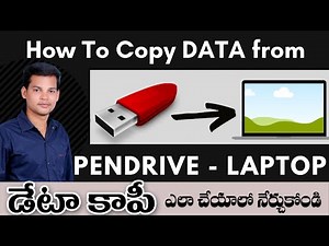 How to copy files from Pendrive to Laptop in Telugu | Laptop Tutorials for beginners | #Mohansahu