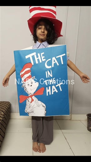 the cat in the hat diy costume#thecatinthehat #diycostume #storycostume #charactercostume