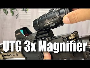 UTG 3X Magnifier with Flip-to-side QD Mount Review