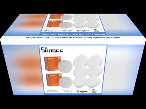 SONOFF SNZB-02P Zigbee3.0 Temperature & Humidity Sensor Thermometer Detector Smart Home Works with A