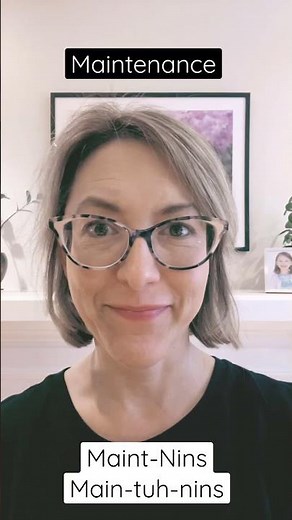 How to pronounce MAINTENANCE - #SHORTS - Quick American English Pronunciation Lesson