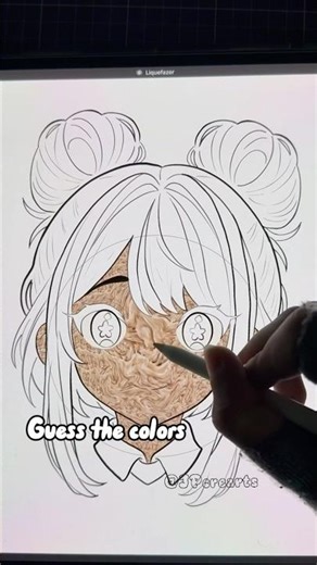 Random colors my drawing ✏️🌈 #guessthecolor #artchallenge #challenge #oc