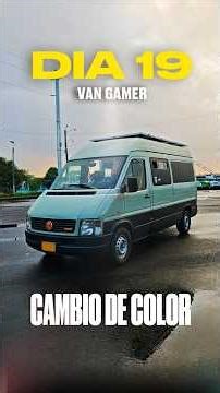 CAMBIO DE COLOR FURGONETA CAMPER VINILO ADHESIVO 🚐 #camperizando #color #vancamper