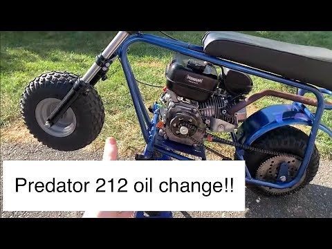 How to do a oil change on a predator 212cc engine
