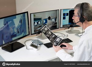 Gynaecologist Video Consultation Radiologist Colleague Patient's Breast Examinations Mammography Ultrasound