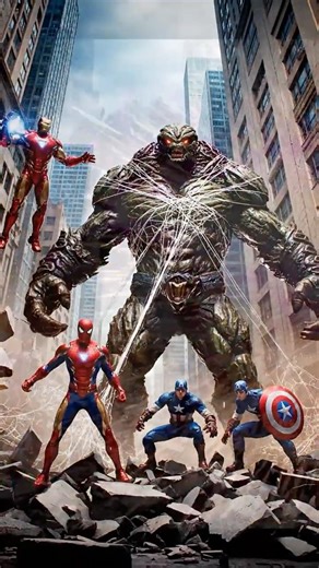 Avengers Like You’ve NEVER Seen Them Before! 🚀 #Avengers #Marvel #AIArt #IronMan #Hulk #spiderman