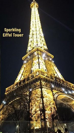 Eiffel Tower Night Sparkle Show 🇫🇷 | Magical Paris Night Lights ✨