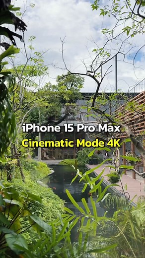 iPhone 15 Pro Max Cinematic Mode 4K Video