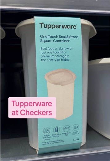 Discover Tupperware Availability at Checkers South Africa