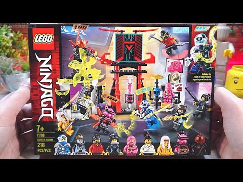 Pure build 🔊 LEGO Ninjago Gamer's Market 71708 ASMR