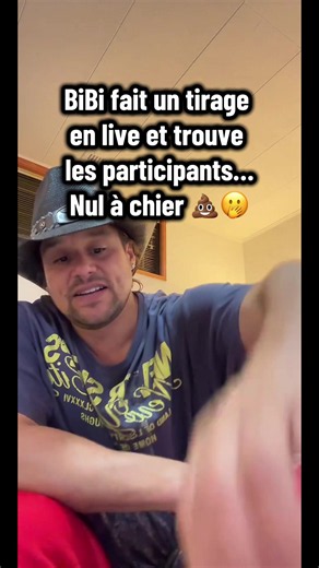 Tirage en live : BiBi trouve les participants — moment drôle et raté