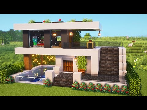Minecraft: Easy Modern House Tutorial