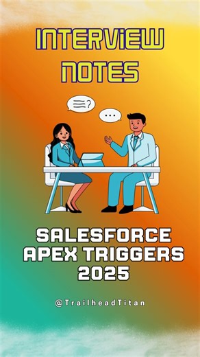 Trailhead Titans on Instagram: "Salesforce Apex Triggers 2025 #salesforce #interview #2026"